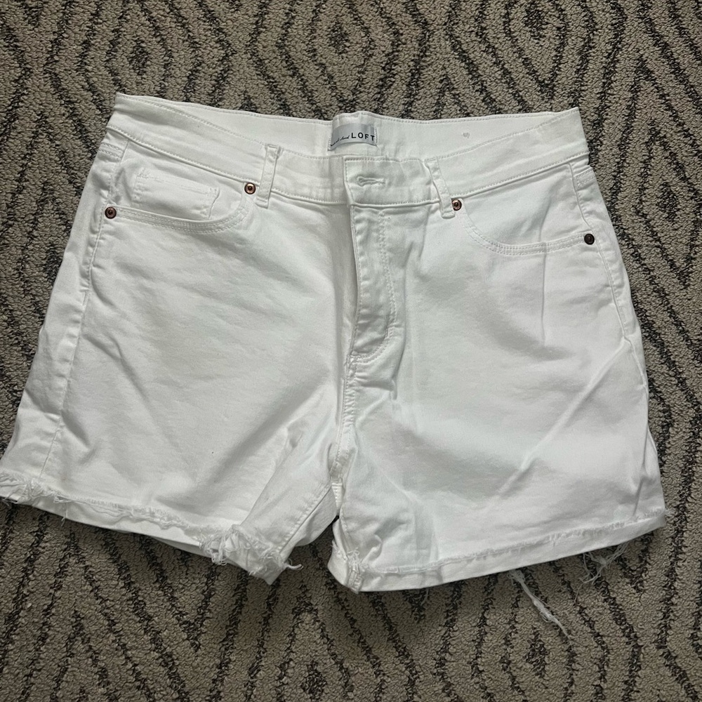 Loft white denim 10/30